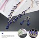 thumbnail image 3 of 1 Joya de boda Rhinestones Joyas Cello de corona de cristal Pendientes Dangle Joyería de fiesta de bodas, 3 of 8