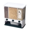 thumbnail image 2 of Distributeur de Riz 11 lbs Conteneur de Stockage de Nourriture Sèche pour Garde-Manger pour Soja Bleu, 2 of 10