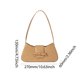 thumbnail image 2 of Bolso de hombro con lazo dulce bolso de moda de cuero PU con cierre de cremallera bolso diario bolso de moda para las axilas para mujeres y niñas, 2 of 9