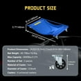 thumbnail image 4 of Luku Car Wheel Dolly Set of 2 - Heavy Duty 5000 lbs Capacity Vehicle Rollers with 3.5-inch Steel Wheels, Blue, 4 of 7