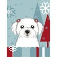 thumbnail image 1 of Winter Holiday Maltese Flag Garden Size, 1 of 1