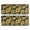 Sunflower and Daisy Black Pattern, variant on Sunflower and Daisy Black Pattern Anti Fatigue Kitchen Rugs Set Of 2, Non Slip Washable Decorative Floor Mats for Sink Laundry and Home Use, 17"x47"