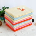 thumbnail image 5 of White Whale - Orange Applique Coral Fleece Baby Throw Blanket (29.5"-39.4"), 5 of 5