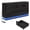 Black, variant on ANPOO 63" W High Gloss Black Dresser for Bedroom w/ LED Light & Power Outlet, Large Floating 9 Drawer Dresser w/ Handle Free, Long Modern Storage Chest of Drawer for Bedroom