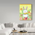 thumbnail image 3 of Trademark Fine Art 'Flowers And Bunny' Canvas Art by Valarie Wade, 3 of 3