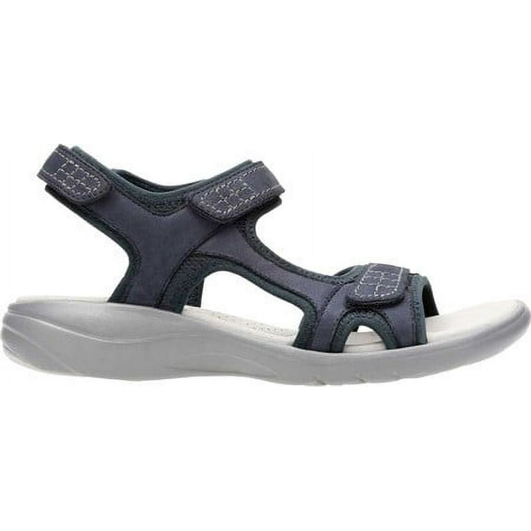 Clarks Women s Saylie Jade Sandals Navy 8 B M US Women Walmart