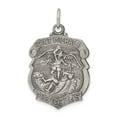 thumbnail image 4 of 925 Sterling Silver St. Michael Badge Medal, 4 of 5
