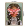 thumbnail image 5 of Kate and Laurel Framed Canvas Wall Art Print In The Garden With Antheia by Charlotte Brindley, 18 x 24 Sylvie Dark Gold Frame, Whimsical, Animal Art for Wall Decor, 5 of 8