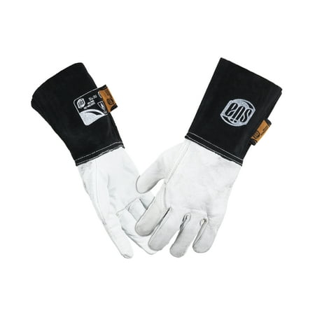 

SÜA TIG Welding Gloves - Pearl Goat Grain Leather with 6 Cow Split Leather Cuffs - Aramid Fiber Sewn - Size XL - (4 Pairs)