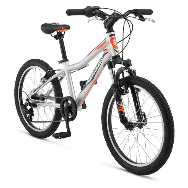 Mongoose Rockadile 20 Boy S Hardtail Mountain Bike Grey Walmart Com Walmart Com