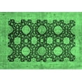 thumbnail image 1 of Ahgly Company Indoor Rectangle Oriental Emerald Green Traditional Area Rugs, 7' x 10', 1 of 4