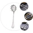 thumbnail image 2 of Stainless Steel Spaghetti Pasta Server: Long Handle Pasta Fork Heat Resistant Noodle Spoon Ladle Spaghetti Strainer Metal Kitchen Utensil, 2 of 5