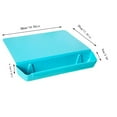 thumbnail image 3 of 3-in-1 Foldable Cutting Board with Storage Basket | Non-Slip Detachable Mat | Removable Vegetable Slots | Plastic Kitchen Prep Board Set 38x38cm, 3 of 3
