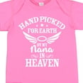 thumbnail image 4 of Inktastic Handpicked for Earth by My Nana in Heaven with Angel Wings Boys or Girls Baby Bodysuit, 4 of 5