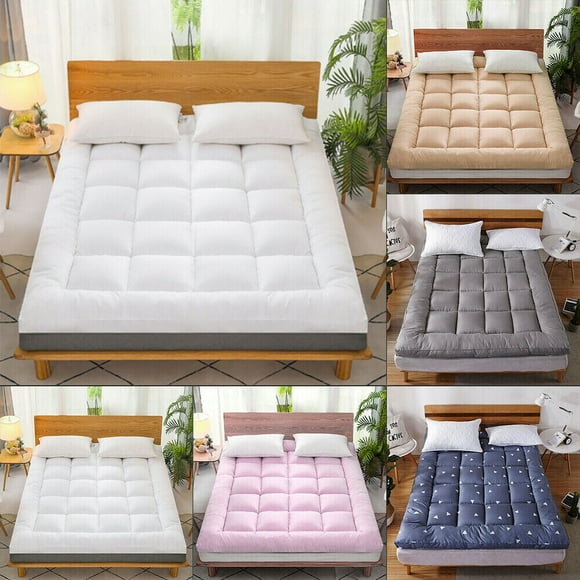 Twin Mattress Pad, Mattress Topper Twin Soft Mattress Protector Bedding Quilted Fitted Pillow Top Mattress Cover