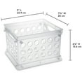 thumbnail image 2 of Sterilite Caisse de Rangement Pratique Mini Carrée Petite, Transparente (Lot de 24), 2 of 12