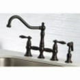 thumbnail image 4 of Kingston Brass KS3275ALBS Kitchen Faucet with Side Sprayer, Oil Rubbed Bronze, 4 of 5