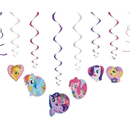 My Little Pony Hanging Party Decorations 12pc Walmart Com