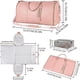thumbnail image 2 of Bolsa de ropa para llevar, bolsa de lona grande de cuero PU para mujer, bolsas de ropa impermeables para viajes con bolsa para zapatos, 2 of 5