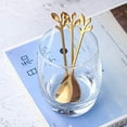 thumbnail image 2 of Paquete de 4 cucharas de café de hoja de acero inoxidable, cucharas de postre para mezclar azúcar, agitar, helado, pastel, cucharadita, 4,9 pulgadas, plateado-plateado- Sailing Electrónica, 2 of 5