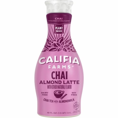 2X - Califia Farms Chai Tea Almond Milk Latte 48 fl oz