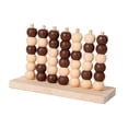 thumbnail image 3 of Juguetes de ajedrez de cuatro piezas verticales, juguetes interactivos de madera, juegos de mesa de estrategia clásicos educativos para regalo de, 3 of 9