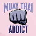 thumbnail image 2 of CafePress - Muay Thai Addict Infant Bodysuit - Baby Light Bodysuit, Size Newborn - 24 Months, 2 of 4