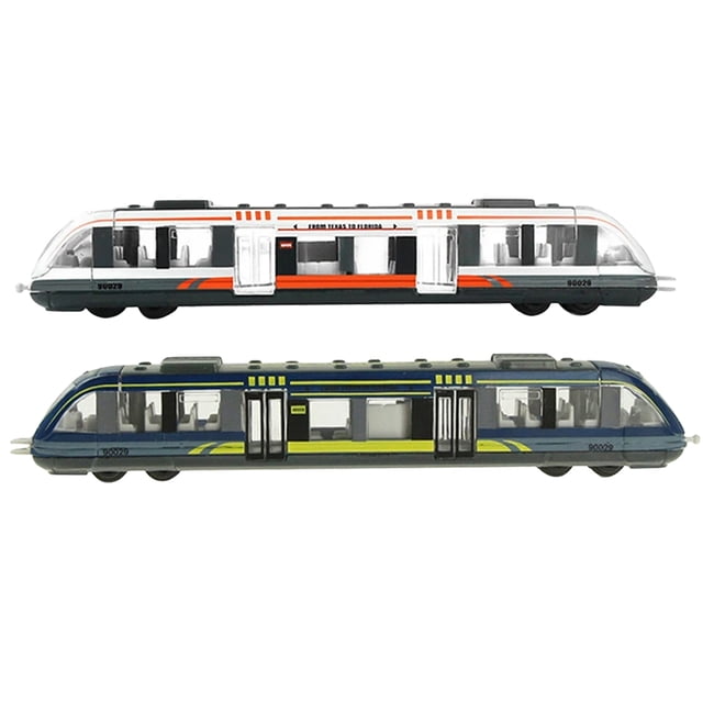 WORGEOUS 2pcs juguetes de trenes educativos tempranos juguetes para trenes eléctricos para niños regalo de cumpleaños para niños accesorio