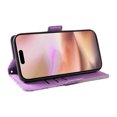 thumbnail image 3 of Compatible with iPhone 16 Wallet Flip Case, Classic PU Leather Shockproof Protective for Men Women Card Slots Kickstand Magnetic Closure Phone Case Cover for iPhone 16, Purple, 3 of 9