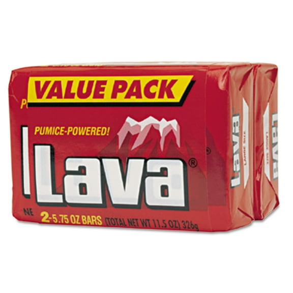Lava Heavy-Duty Hand Cleaner Bar Soap, 5.75 oz (Twin Pack)