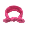 thumbnail image 1 of TIEVOSA Kids Girls Rabbit Bow Ear Hairband Headband Turban Knot Head Wraps(Hot Pink), 1 of 1