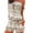 Khaki, variant on XXXITICAT Women's Strapless Off-Shoulder Short Overall Sexy Summer Beach Print Jumpsuits(BL1,S)