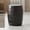 Black, variant on Cambeck 14-Inch Wide Earthenware Accent Stool in White Finish