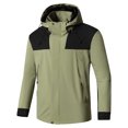 thumbnail image 1 of uikmnh Winter Coats For Men,Men Mountaineering Wear Riding Jacket Outdoor Multifunctional Hardshell Jacket,Size 3XL, 1 of 3