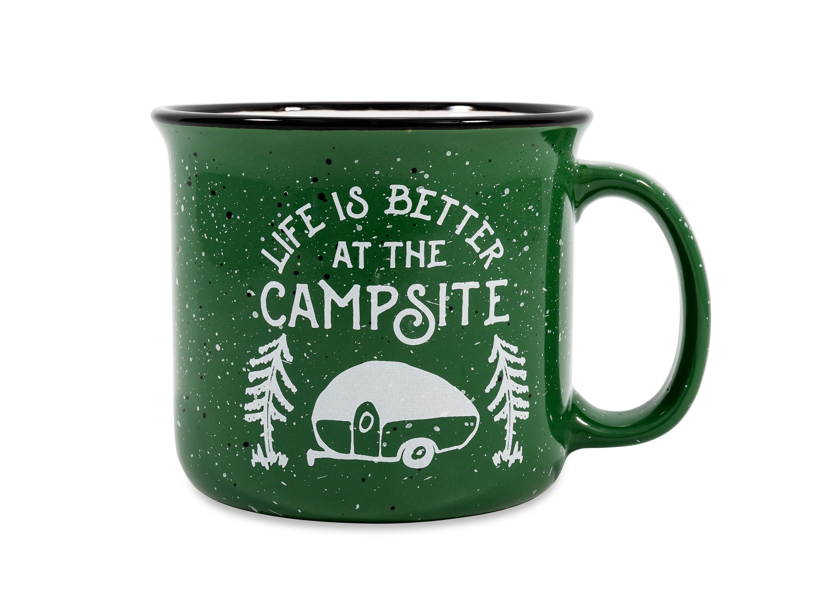 Large Stainless Steel Travel Camping Mug Drinking Beer Coffee Tea Handle Cup 