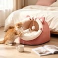 thumbnail image 7 of HJuyYuah Semi-Enclosed Hardwearing Pet Bed, Low Maintenance Cozy Sleeping House for Cats Small Dogs, 7 of 7