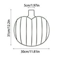 thumbnail image 3 of Metal Pumpkin Wreath for Thanksgiving Wreaths for Front Door Pumpkin Metal Wire Wreath Frame, DIY Halloween Decor for Thanksgiving Crafts, 11.8x12.2 inch, 3 of 7