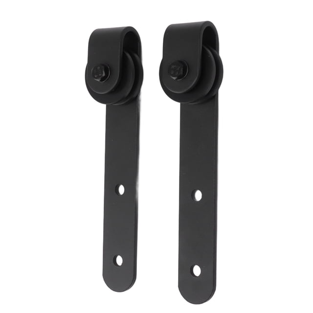 Kit de herrajes para puertas correderas puertas de gabinete polea de riel colgante deslizante alta estabilidad acero al carbono deslizante suave y silencioso para el hogar ANGGREK Otros