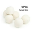thumbnail image 3 of BallsFHK Sheep 6-Pack Premium Wool Dryer Balls Reusable Natural Fabric Softener 7CM, 3 of 5