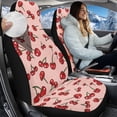 thumbnail image 2 of KUIFORTI Red Cherries Car Seat Covers Non-Slip Seat Covers Front Seats Only Elastic Fabrics Full Protection Car Accessories Flannel Suitable for Most Cars,SUV, 2 of 7