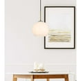 thumbnail image 2 of Living District Baxter 10 Inch Pendant Frosted White Shade in Satin Gold, 2 of 9