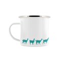 thumbnail image 1 of Grindstore - Taza esmaltada modelo Laid Back Llama (Blanco), 1 of 2