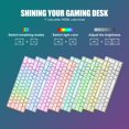 thumbnail image 3 of Combo de teclado y ratón para juegos RedThunder 60% RGB White, 3 of 7