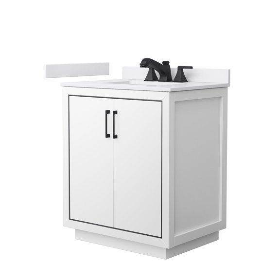 Wyndham Collection Wcf1111-30S-Vca-Us3mxx Icon 30" Free Standing Single Basin Vanity Set -