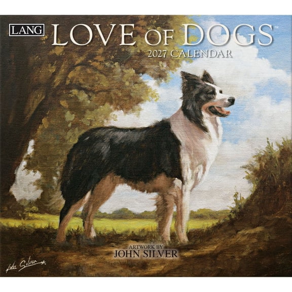 Lang Brands, Love of Dogs 2027 Wall Calendar by John Silver