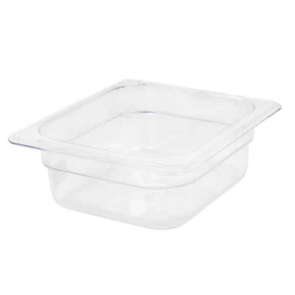 Excellante Sixth size 2.5 inch deep polycarbonate food pan, NSF certified, comes in each