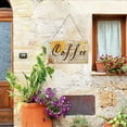 thumbnail image 3 of YAOMOBB Hanging Plaque Exquisite Front Door Sign Lanyard Design Coffee Bar Hanging Plaque with Smooth Edges 1 Piece, 3 of 7
