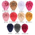 thumbnail image 5 of Diademas con lazos para bebés, turbantes con flores para niñas pequeñas, gorros elásticos, gorros para niñas, accesorios para el cabello para bebés, color blanco, 5 of 5