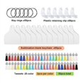 thumbnail image 3 of 200 Pcs Cow Ear Tag Sublimation Blank Keychains Bulk for Adding Your Favorite Photos, , Quotes, 3 of 4