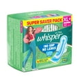 thumbnail image 6 of WHISPER ULTRA HYGIENE+COMFORT SANITARY PADS, 50 XL+ PADS, FOR HEAVY FLOW, LONG LASTING PROTECTION, LOCKS ODOUR & WETNESS, DRY TOP SHEET, DISPOSABLE WRAPPER Brand: Whisper, 6 of 7